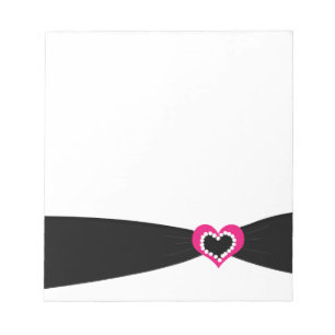 Black Ribbon Notepad