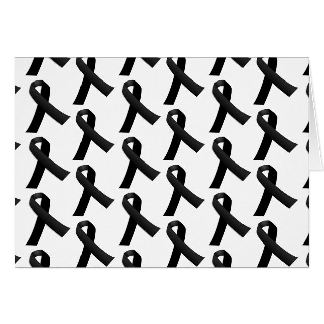 Black Ribbons Cards (Front Horizontal)