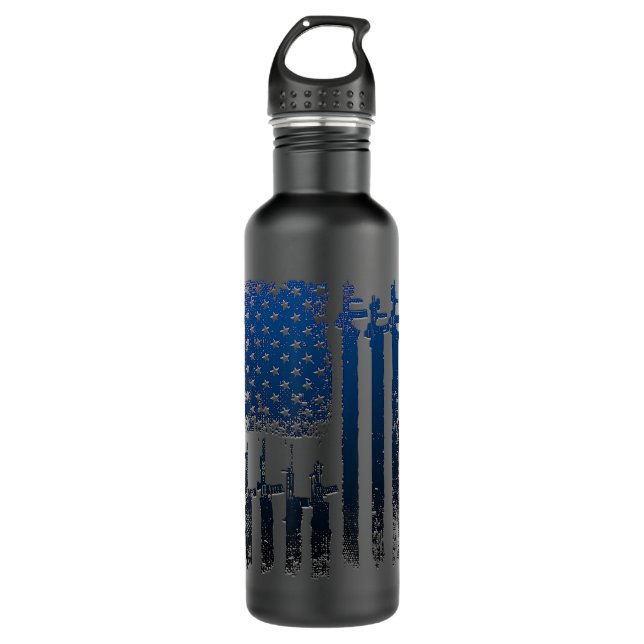 Black Rifle Coffee.png Stainless Steel Water Bottle (Front)