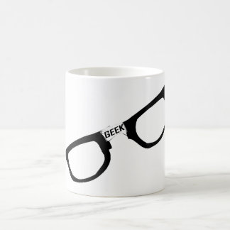 Black Rimmed Geek Glasses Coffee Mug