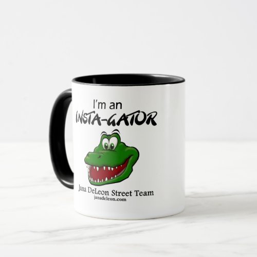 Black Ringed Coffee Mug with Street Team Logo