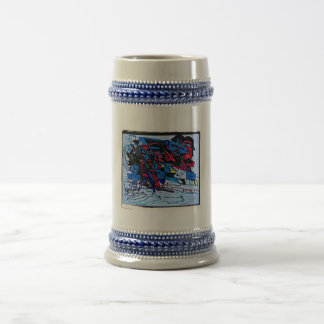 Black Ripples Beer Stein