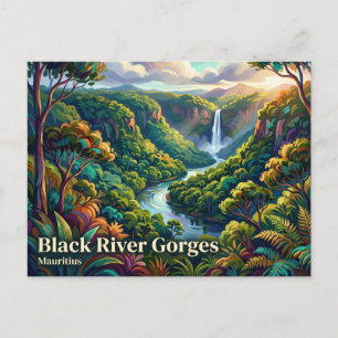 Black River Gorges National Park Mauritius Postcard