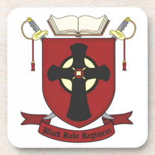 BLACK ROBE REGIMENT BEVERAGE COASTER