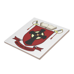 BLACK ROBE REGIMENT CERAMIC TILE