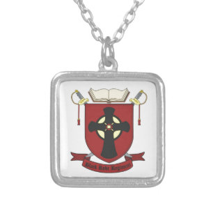 BLACK ROBE REGIMENT SILVER PLATED NECKLACE