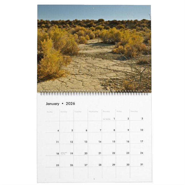 Black Rock Desert Playa Calendar 2013-2014 (Jan 2026)