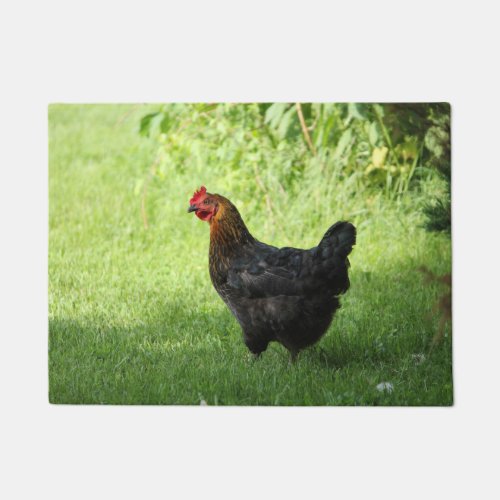 Black Rock Hen Doormat