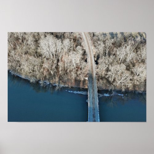 Black Rock Railroad Bridge Schuylkill Poster