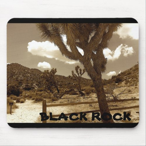 Black Rock Yucca ValleyCa Mouse Pad