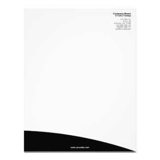 Black Rolling Hill Letterhead
