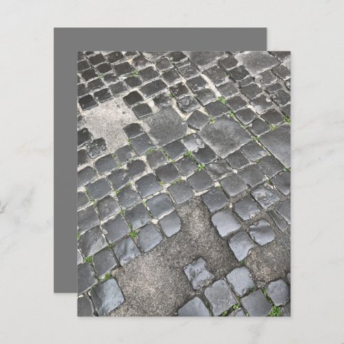 Black Roman Cobblestones Scrapbook Paper