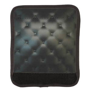 Black Romantic Beautiful Leather Luggage Handle Wrap