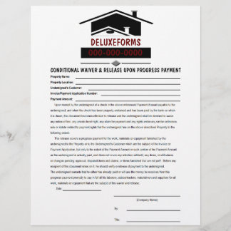 Black Roof Conditional Waiver & Release Payment