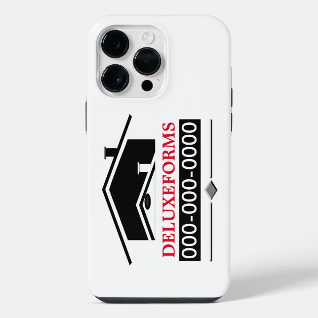 Black Roof Iphone Case (Back)