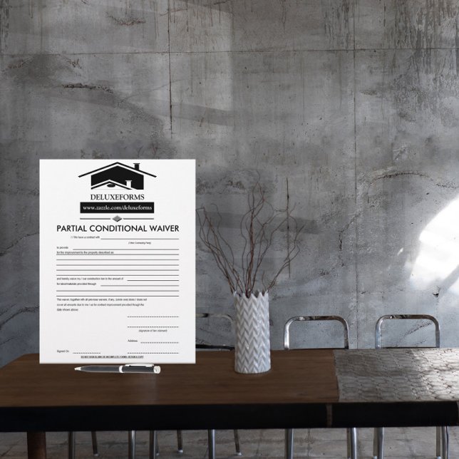 Black Roof Partial Conditional Waiver (Creator Uploaded)