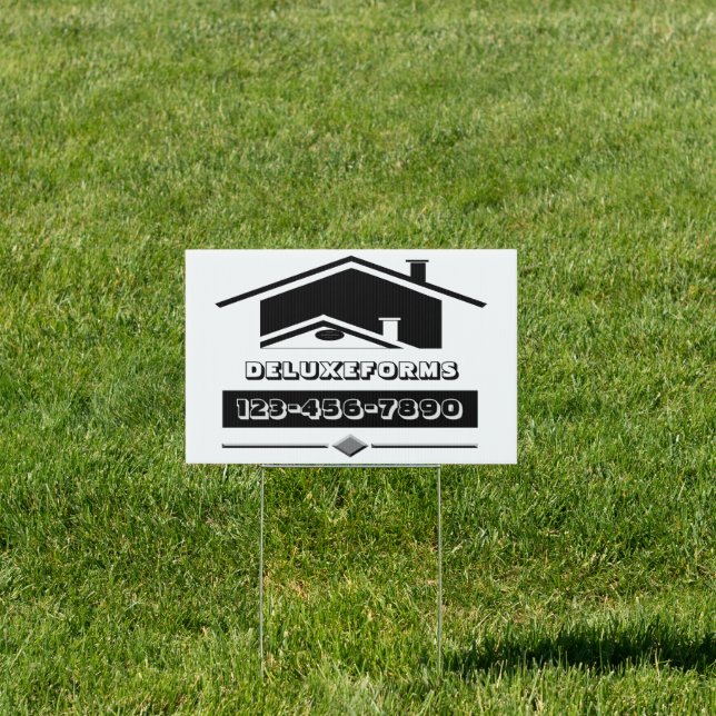 Black Roof Sign (Insitu)