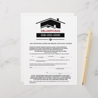 Black Roof Unconditional Waiver & Release Upon