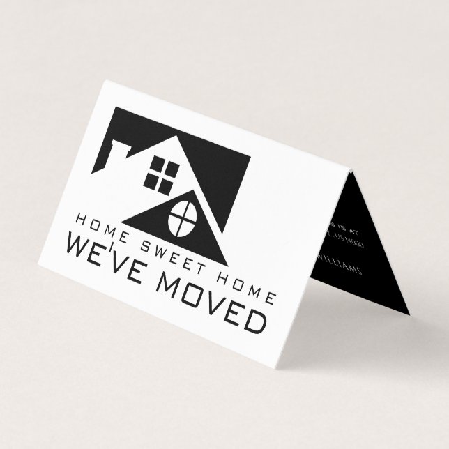 Black Rooftop, Change of Address Card (Front)