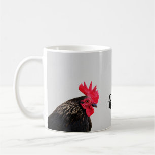 Black Rooster - Good Morning - Customizable Coffee Mug