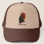 Black Rooster's Head