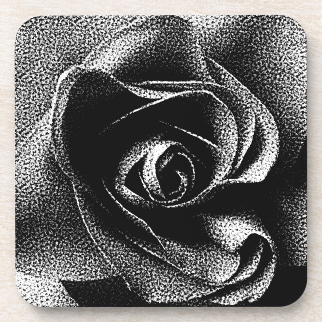 BLACK ROSE COASTER (Front)