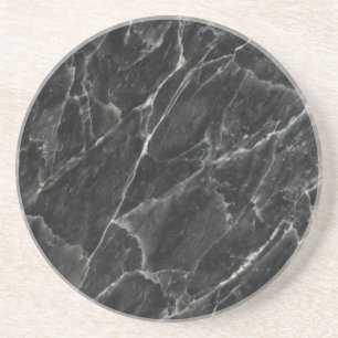 Black Rose Decorative Stone - Veins & Character Sandstone Coaster