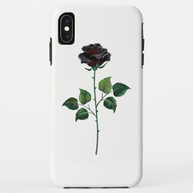 Black rose flower Case-Mate iPhone case (Back)
