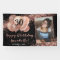 Black Rose Gold Glitter Balloon Photo Birthday