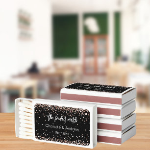 Black rose gold the perfect match wedding