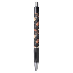 Black Rose Gold Tiles Pen