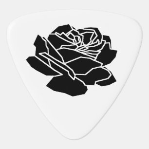 black rose guitar pick