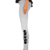 Black Rose Leggings (Left Leg)