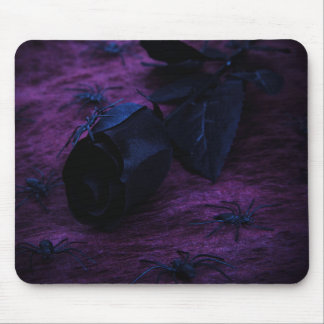 Black Rose Mouse Pad