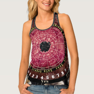 Black Rose Pendulum Board Tank Top