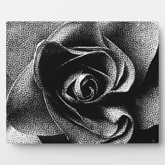 BLACK ROSE PLAQUE (Front)