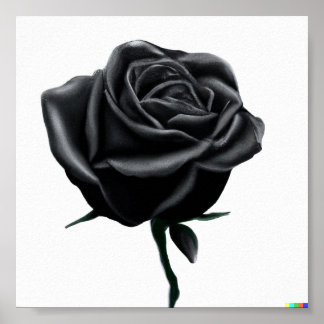 Black Rose Poster