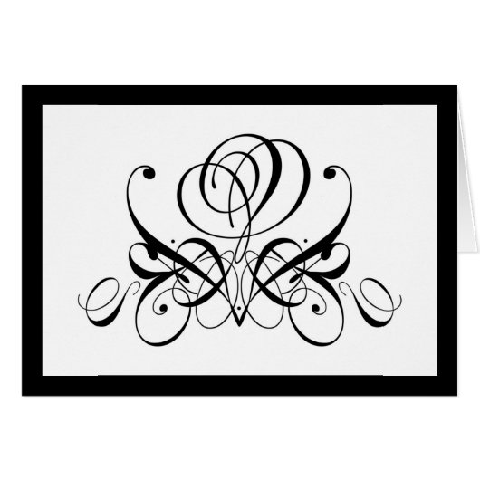 Black Rose Scroll (Front Horizontal)