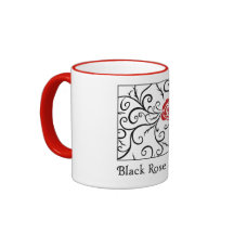 Black Rose Society Mugs | Heartblaze