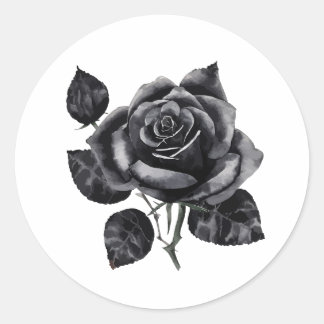 Black Rose Sticker