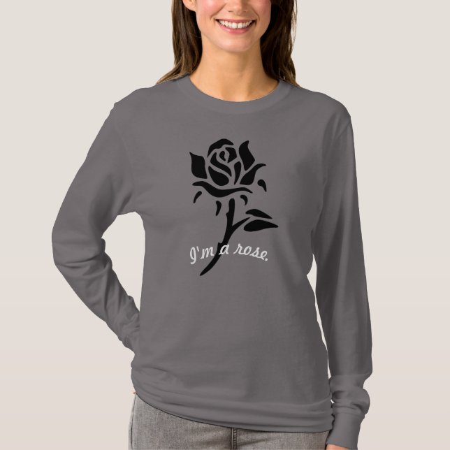 Black Rose T-Shirt (Front)