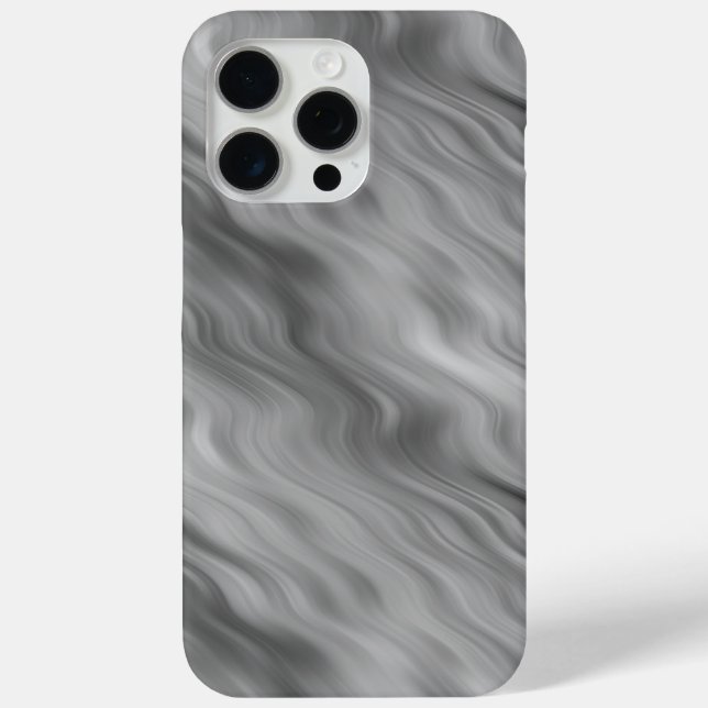 Black Rose Wavy Texture Case-Mate iPhone Case (Back)