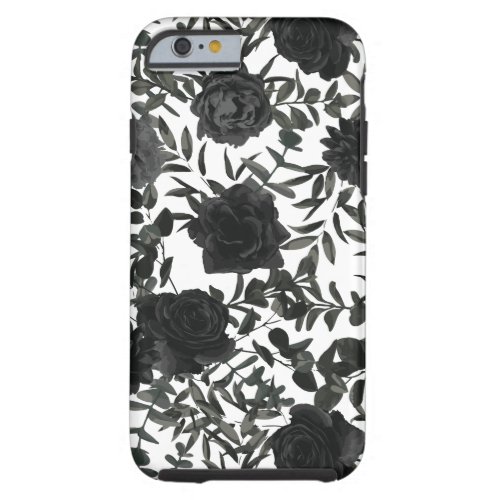 Black Rose Wedding Gothic Tough iPhone 6 Case