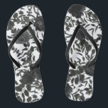 Black Rose Wedding Gothic Flip Flops<br><div class="desc">Gorgeous gothic style with black roses is perfect for your wedding.  Great for a Halloween wedding,  or any elegant dark and lovely goth event.</div>