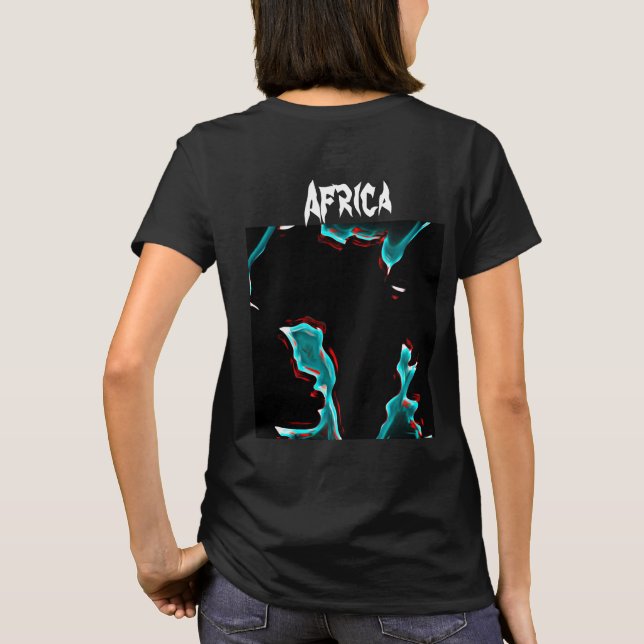 Black Roses Blouse T-Shirt (Back)