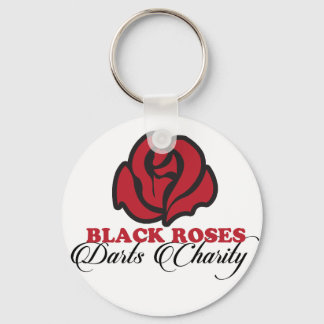 Black Roses Darts Charity Keyring