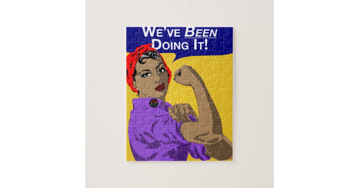 Black Rosie-Weve Been Doing It Jigsaw Puzzle | Zazzle