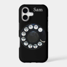 Black Rotary Dial iPhone 5 Case