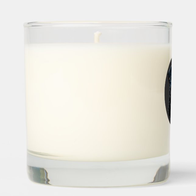 Black Rottweiler Scented Candle (Front)