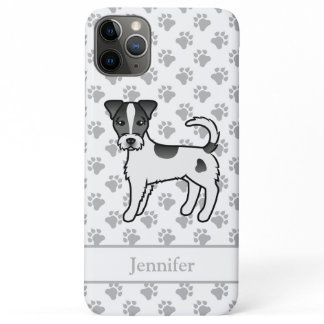 Black Rough Coat Parson Russell Terrier &amp; Name iPhone 11 Pro Max Case